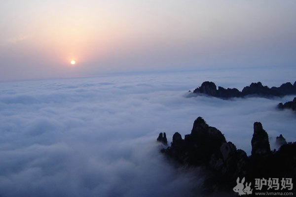 披星“戴”月攀登黄山巅峰4