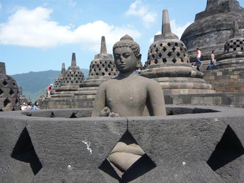 行走在佛塔文明里的日惹古城3