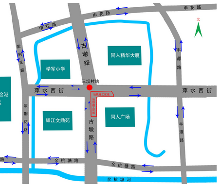 杭州地铁2号线三坝村站开工