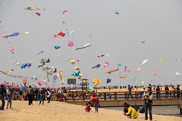 #听我说#游世界风筝之都，观风筝放飞表演16