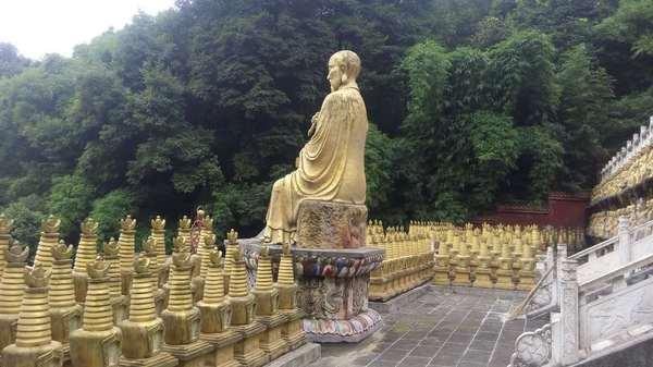 彭州三味禅林一日游 登山,寺庙54