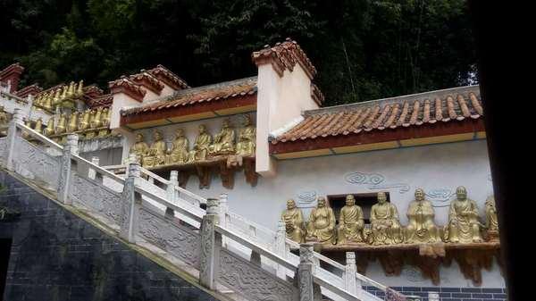 彭州三味禅林一日游 登山,寺庙53