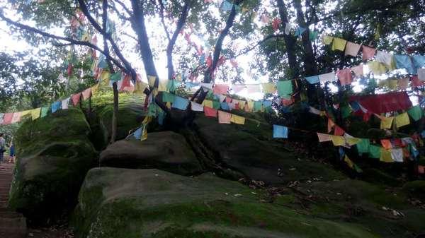 彭州三味禅林一日游 登山,寺庙12