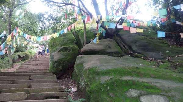 彭州三味禅林一日游 登山,寺庙13