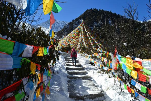 壮丽冰川，惬意温泉（冬季九寨海螺黄山行之海螺沟篇）25