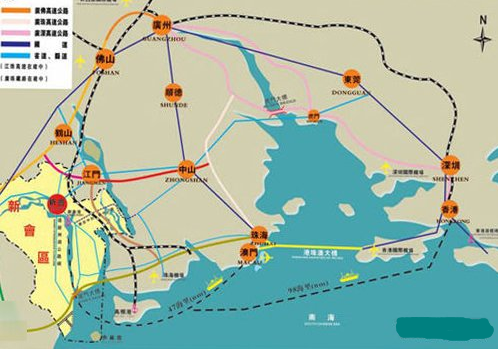 广佛江珠城轨线路图 广佛江珠城轨线路图