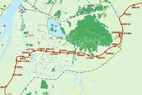 南京地铁7号线规划图