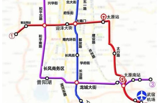 太原地铁2号线站点位置确定 太原地铁2号线站点位置确定