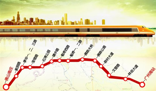 佛山地铁二号线站点 佛山地铁二号线站点
