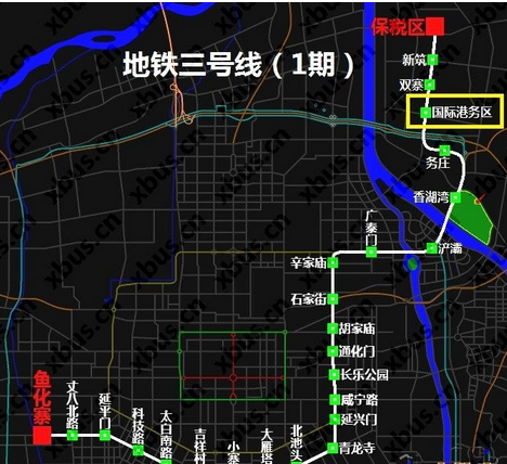 西安地铁3号线站点 西安地铁3号线站点