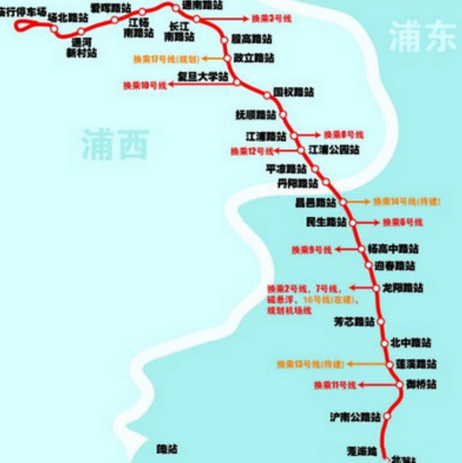 上海地铁18号线规划线路 上海地铁18号线规划线路