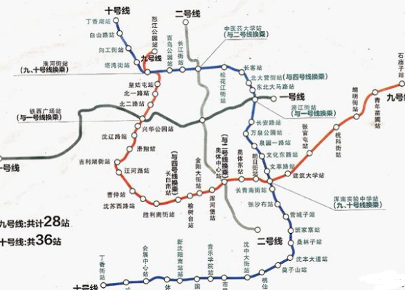 沈阳地铁3号线规划站点 沈阳地铁3号线规划站点