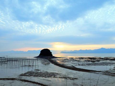 【光影霞浦】围江:如梦似幻的馒头山日出1
